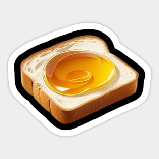 Honey Kawaii Yummy Vintage Coffee Beekeeper Bread Sandwich Toast Since Sticker